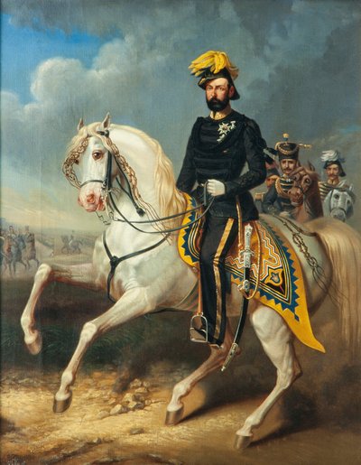 Karl XV, King of Sweden and Norway 1860-1872 by Carl Fredrik Kiörboe